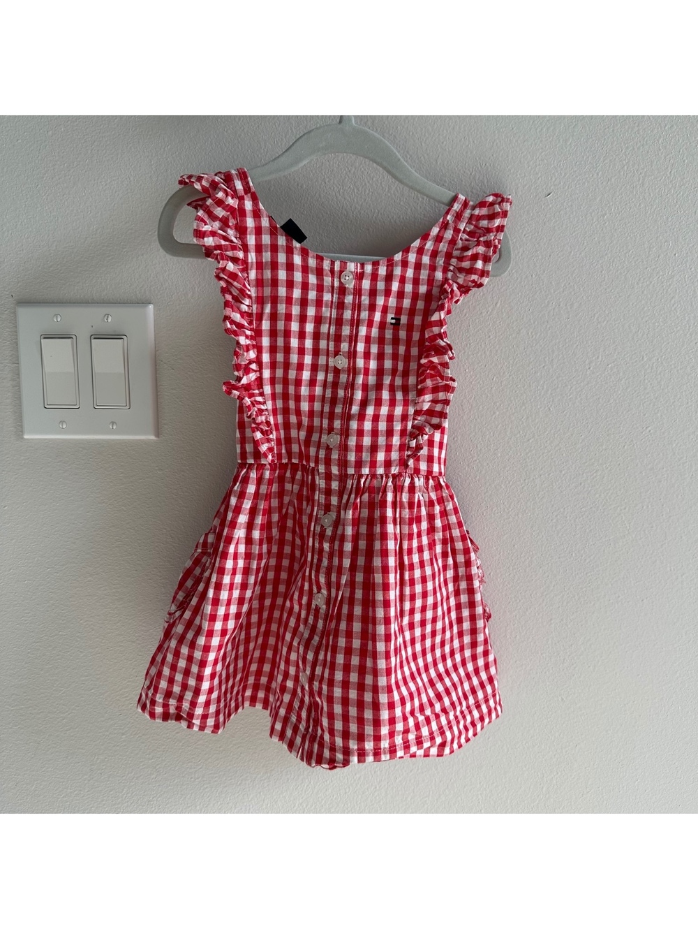 Tommy Hilfiger Red Checkered Girl's Dress Size 2T